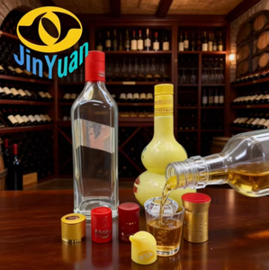 Campioncino Gratuito Tappo Antimanomissione in Plastica a Strappo Personalizzabile con Logo a Colori per Bottiglie di Whisky, Vodka, Tequila - Product Image 4