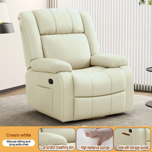 Silla reclinable transpirable de alta calidad, reclinable respetuoso con la piel con material resistente a los arañazos de gato para sala de estar y estudio - Product Image 6