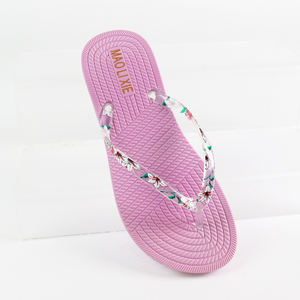 Chanclas Planas de PVC para Mujer, Resistentes al Agua, Antideslizantes, de Punta Abierta, al Mejor Precio de Fábrica - Product Image 6