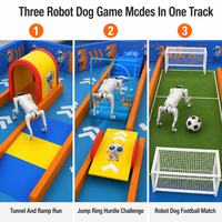 Parcours d'obstacles pour chien robot Saidi, aire de jeux intérieure, parc de course de robots quadrupèdes personnalisé pour centre commercial, centre d'amusement pour enfants