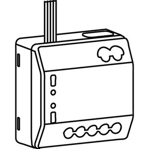 TRM692G compatibile con Hagers Micromodulo radio KNX a incasso Quicklink 2 ingressi + 1 uscita per tapparelle/avvolgibili 3A - Product Image 1