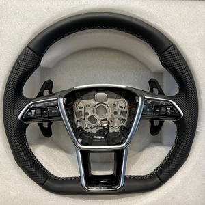 Volante de Fibra de Carbono para Interiores de Automóviles, <span class=keywords><strong>Precio</strong></span> de Fábrica al por Mayor, para <span class=keywords><strong>Audi</strong></span> A6 A7 A4 B9 A5 B9 B8 - Product Image 4