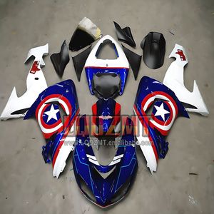 Bodys de inyección para <span class=keywords><strong>KAWASAKI</strong></span> <span class=keywords><strong>NINJA</strong></span> ZX 10 R 10R <span class=keywords><strong>1000</strong></span> CC ZX10R 06 07 51No.86 ZX1000, Azul, Blanco, <span class=keywords><strong>2006</strong></span>, 2007, Kit de carenado OEM - Product Image 1