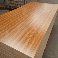 Panneaux de fibres stratifiés à haute brillance/E2 Standard Uv MDF // mélamine face aux feuilles de panneau Uv