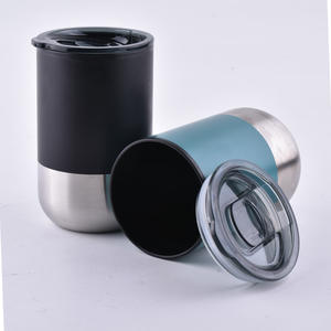 Gobelet à café isolé 350ml Double paroi en acier inoxydable gobelet de voyage tasse à bière Auto bureau sans BPA avec doublure en plastique - Product Image 5