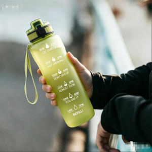 Botella <span class=keywords><strong>de</strong></span> <span class=keywords><strong>Agua</strong></span> Motivacional <span class=keywords><strong>de</strong></span> 1000 ml con Marcador <span class=keywords><strong>de</strong></span> Tiempo, Tapa Abatible y Correa <span class=keywords><strong>de</strong></span> Transporte para Gimnasio, Viajes y Actividades al Aire Libre - Product Image 1