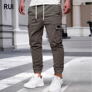 RUIQUWIN Custom Logo Men's <b>Cargo</b> <b>Pants</b> Tactical <b>Work</b> <b>Pants</b> Summer Lightweight Multi Pockets Loose Straight Casual Manufacturer - Product Image 1