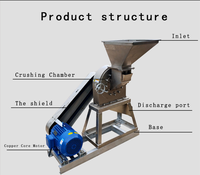 Broyeur à sucre électrique automatique en acier inoxydable à haute efficacité avec roulement et engrenage 220V personnalisable pour la transformation alimentaire