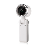 Mini ventilateur portable 5 vitesses haute vitesse style turbo, 2000 mAh, rechargeable par USB, pour activités de plein air et cadeau