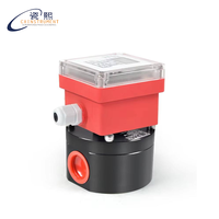 Medidor de Flujo de Engranajes Mini GN-M25 AL con Salida de Pulso DN10 DN15 DN20 DN25 DN40, Medidor de Flujo de Alta Precisión para Combustible y Grasa