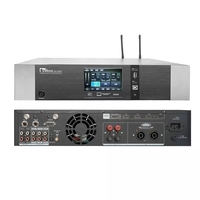 Système de sonorisation KTV Karaoké professionnel numérique avec écho, amplificateur de karaoké, ensemble complet en métal, 2 canaux, 56 Vrms/400 W, 8 DSP, microphone
