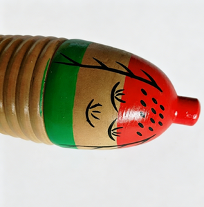 Instrument de percussion Orff en gros : Guiro en bois, aide pédagogique musicale pour l'éducation précoce, tube à gratter sonore grenouille pour enfants - Product Image 4