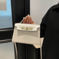 Sac à bandoulière carré polyvalent pour femme, mini sac de luxe de marque unique pour petites filles