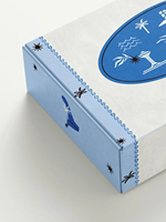 Boîte d'expédition pliable en carton ondulé recyclable, élégante et personnalisée, impression couleur recto-verso, design personnalisable