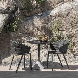 Mobilier d'extérieur moderne Tables en rotin imperméable Chaises Hôtels Villas Jardins Cours Balcons Restaurants Loisirs - Product Image 3