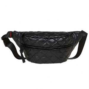 Bolso de moda acolchado tipo bandolera para viajes al aire libre, riñonera acolchada, bolsos de cintura para mujer - Product Image 1