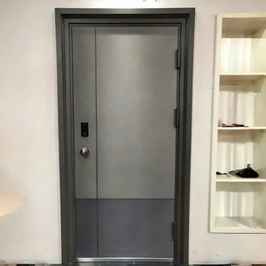 Puerta de acero de doble hoja ecológica para apartamento, restaurante, cocina y entrada de Villa, resistente a balas y con teclado, oferta de descuento - Product Image 2