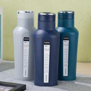 Custom 500/750ml Stainless Steel Vacuum Insulated Tumbler with Lid Powder Coating <b>for</b> Sport Gym Water Bottle - Product Image 1