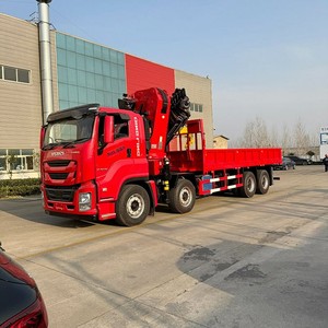 รถบรรทุกติดเครน ISUZU GIGA 28 ตัน 8x4 แบบ Knuckle Boom Crane สำหรับขาย - Product Image 3