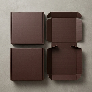 Boîte cadeau en carton kraft brun personnalisable, avec logo personnalisé, impression couleur écologique de luxe, forme personnalisable, vente en gros - Product Image 4