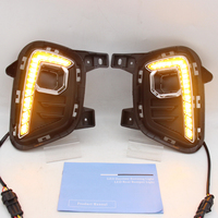 Feux de circulation diurne à LED pour Kia Sonet 2020 2021 2022 Feux de brouillard à LED avec lumière jaune DRL clignotant lumière du jour