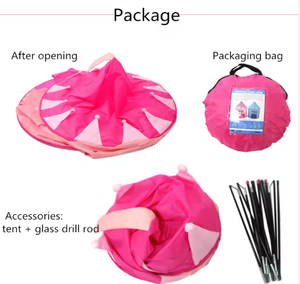 Carpa de Juego Plegable Tipo <span class=keywords><strong>Castillo</strong></span> de Princesa Grande para Niños, de Tela Suave, Portátil, para Interiores y Exteriores, con Bolsa de Transporte, Regalo - Product Image 6