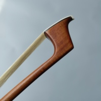 Ebony Frog Brazilwood Body Shell Inset All Size Natural Horsehair Exquisite Coated Violin Cello Bow