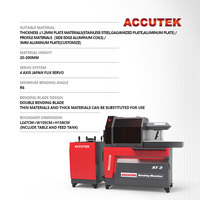 Machine à cintrer les lettres en acrylique Accutek AT3 à 3 canaux de qualité supérieure pour l'aluminium