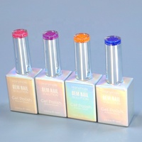 Vernis gel flash réfléchissant 12 couleurs personnalisable Holographic Diamond Glitter Disco DIY-friendly OEM Nail Polish LED Lamp Source