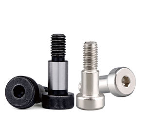 Fixation de boulon à épaulement en acier au carbone DIN9841 avec tête hexagonale à arbre fileté métrique pour machines de résistance industrielle - Product Image 4