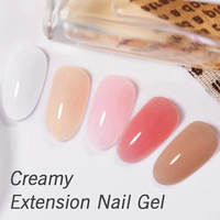 Colle d'extension de photothérapie à grande capacité de 100 g, sans douleur, UV, solide, sans papier, extension rapide, pot noir, gel poly pour salon