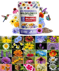 25 varietà attraente perenne Wildflower pack per il giardino all'aperto farfalla e uccello che attira <span class=keywords><strong>fiori</strong></span> in <span class=keywords><strong>vaso</strong></span> - Product Image 1
