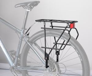 Estante trasero para <span class=keywords><strong>bicicleta</strong></span> de montaña, bastidores de carga traseros de <span class=keywords><strong>bicicleta</strong></span> de aluminio para freno de <span class=keywords><strong>disco</strong></span>/montaje de freno sin <span class=keywords><strong>disco</strong></span> - Product Image 2
