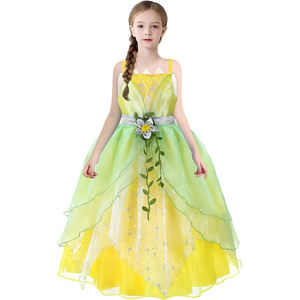 Enfant fête d'anniversaire Halloween fantaisie <span class=keywords><strong>robe</strong></span> <span class=keywords><strong>de</strong></span> bal habiller <span class=keywords><strong>la</strong></span> <span class=keywords><strong>grenouille</strong></span> filles <span class=keywords><strong>princesse</strong></span> Tiana Costume DPTC-002 - Product Image 3