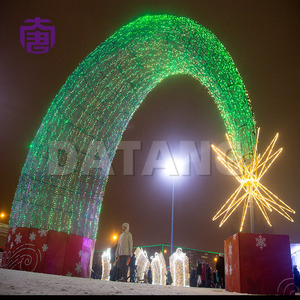 Luz LED de arco impermeable IP65 para uso en interiores y exteriores, para decoraciones navideñas e iluminación de fiestas en jardines. - Product Image 2