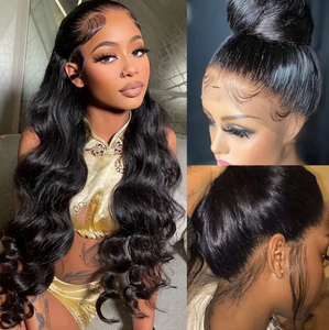 40 Pouces 13X4 HD Perruques Lace Frontal Cheveux Humains Full Frontal HD Perruques Lace Vendeur, Perruques de cheveux humains vierges alignés sur les cuticules sans colle - Product Image 4