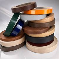 Bordure de placage en PVC/ABS/acrylique/mélamine à grain de bois pour meubles et accessoires de placards, personnalisable professionnellement