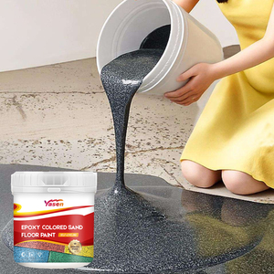 Fábrica al por mayor antideslizante colorido epoxi arena de color autonivelante epoxi revestimientos para suelos pintura para uso en interiores y exteriores - Product Image 3