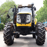 Harga traktor pertanian besar 4WD 130 tenaga kuda Harga traktor QLN 130HP roda kemudi traktor di luxu