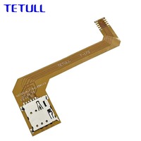 Adaptateur ESIM vers carte SIM avec conducteurs en bronze phosphoreux plaqués or, adaptateur ESIM vers NanoSIM FPC