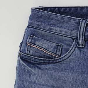 Jeans Clásicos de Pierna Recta para <span class=keywords><strong>Hombre</strong></span>, Pantalones de Mezclilla Elástica de Algodón Lavado Azul Vintage, Pantalones Casuales Retro de Negocios para <span class=keywords><strong>Hombre</strong></span> - Product Image 5