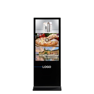 เครื่องเล่นโฆษณา LCD แนวตั้ง ขายดีที่สุด ความละเอียดสูง 4K IP54 สำหรับใช้งานภายในอาคาร แบบตั้งพื้น สำหรับการตลาดดิจิทัล กราฟิกแอนิเมชั่น - Product Image 1