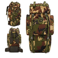 Sac à dos tactique de grande capacité et robuste pour le camping en plein air, la randonnée, multifonctionnel, imperméable, avec compartiment pour ordinateur portable