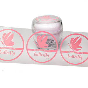 Rouleau adhésif rond personnalisé imperméable étiquette autocollante transparente transparente - Product Image 6