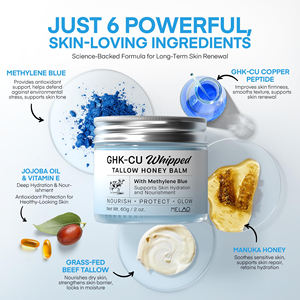 OEM GHK- CU 구리 펩타이드 휘핑 탈지 허니 밤 과학 지원 포뮬러 장기 피부 재생 페이셜 케어 페이스 크림 - Product Image 4