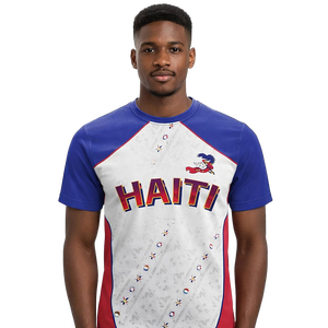 Camiseta Popular de Fútbol de Haití 2026, Diseño Clásico del Equipo Nacional de Haití, Camiseta de Manga Corta con Cuello Redondo para Hombre, Camisetas para Fanáticos Haitianos - Product Image 5