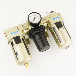 ชุดกรองอากาศ JINEN แบบสามชิ้น 4 จุด พร้อมเกจวัดแรงดัน อะไหล่ระบบนิวเมติก - Product Image 1