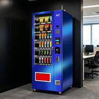 Distributeur automatique compact AIT pour snacks et boissons, 36 canaux, livraison spirale, écran LED, options de paiement multiples, direct usine