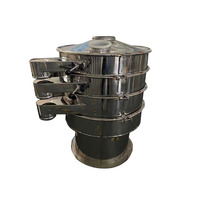 Machine de tamisage circulaire motorisée en acier inoxydable RUNNEST pour le calibrage des granulométries, multi-tension, pour l'industrie chimique et la transformation alimentaire