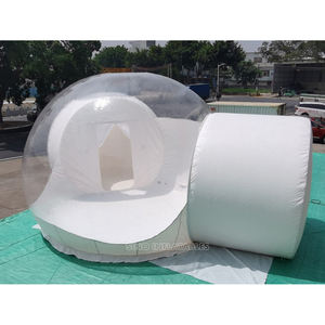 Tienda de campaña inflable para hotel, con soplador silencioso y puertas de aluminio, 5 metros de diámetro, 2 habitaciones - Product Image 3